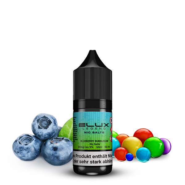 Elux Liquid – Blueberry Bubblegum (20mg / 10mg Nic Salt)