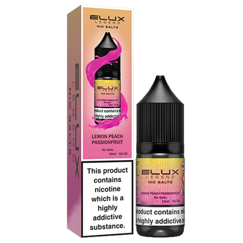 Elux Liquid – Lemon Peach Passionfruit (20mg / 10mg Nic Salt)